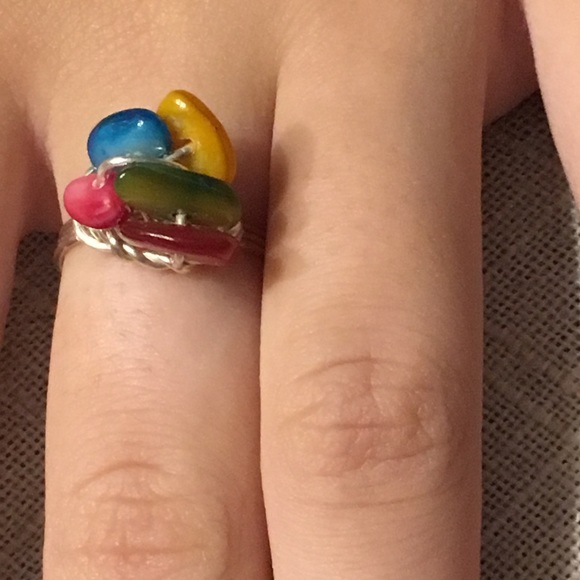 New colorful wire wrapped ring.π - Picture 7 of 8